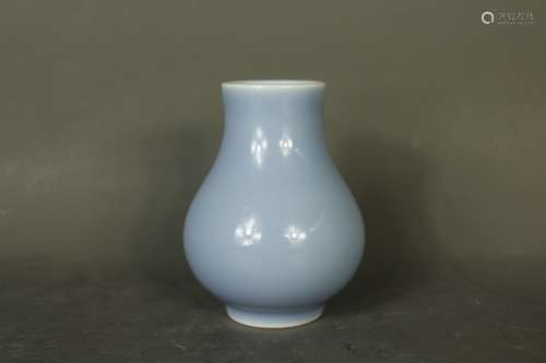 A Chinese Blue Glazed Porcelain Water Pot