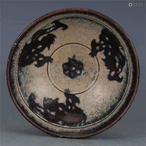 A Chinese Jizhou-Type Black Glazed Porcelain Cup