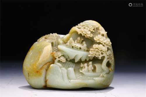 A Chinese Carved Jade Decoration