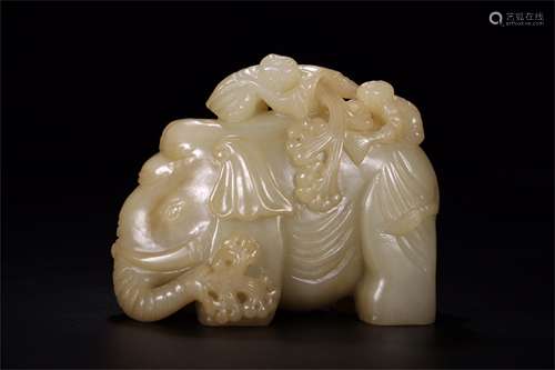 A Chinese Carved Jade Decoration