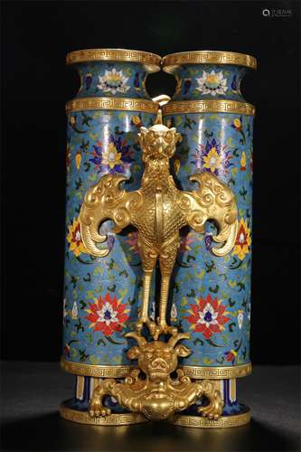 A Chinese Cloisonne Vase