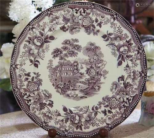 A German Porcelain Plate