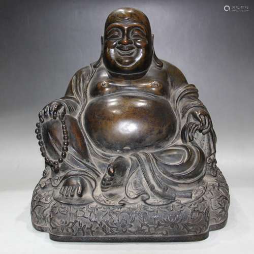 A Chinese Bronze Buddha