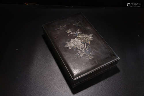 DUAN STONE INK SLAB WITH WOOD BOX