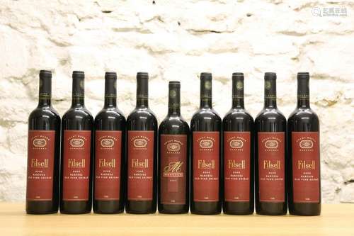 9 BOTTLES GRANT BURGE FILSELL VINEYARD BAROSSA OLD VINE