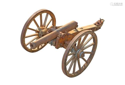 A MODEL CANNON, probably early 20th Century.