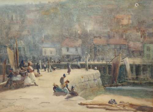 WALTER EMSLEY (1860-1938), TATE HILL PIER, WHITBY,