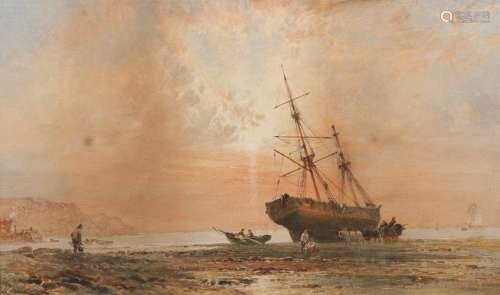 GEORGE WEATHERILL (1810-1890), UNLOADING THE CATCH,