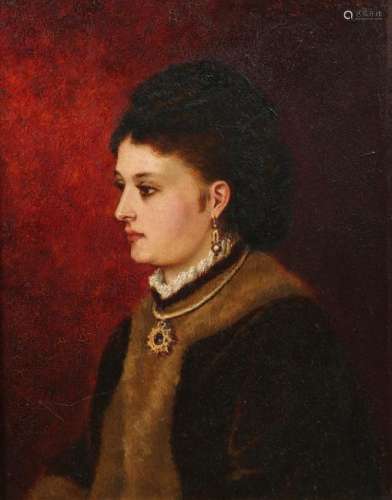 MANNER OF GEORGE HENRY BOUGHTON (1833-1905), PORTRAIT