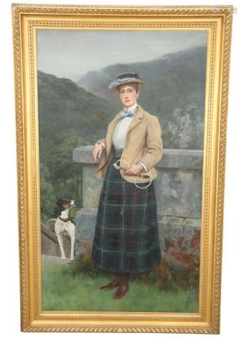 WILLIAM CLARKE WONTNER (1857-1930), PORTRAIT OF MRS