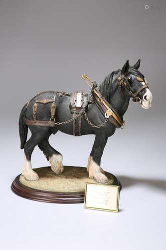 A COUNTRY ARTISTS LIMITED EDITION HEAVY HORSE MODEL,