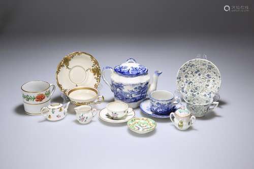 A COLLECTION OF TABLE CERAMICS, many in miniature,