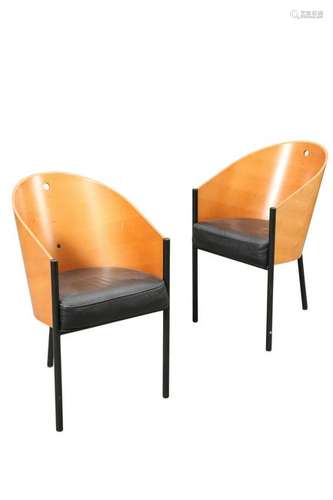 PHILIPPE STARCK FOR ALEPH  A PAIR OF COSTES CHAIRS,