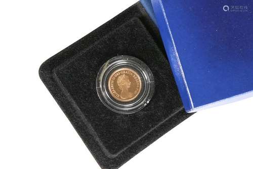 ELIZABETH II, 1979, PROOF SOVEREIGN, in Royal Mint case