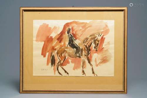 Sadji (Sha Qi, Sha Yinnian) (1914-2005): Rider on