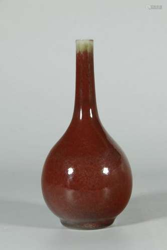 19/20THC COPPER-RED GLAZED VASE.