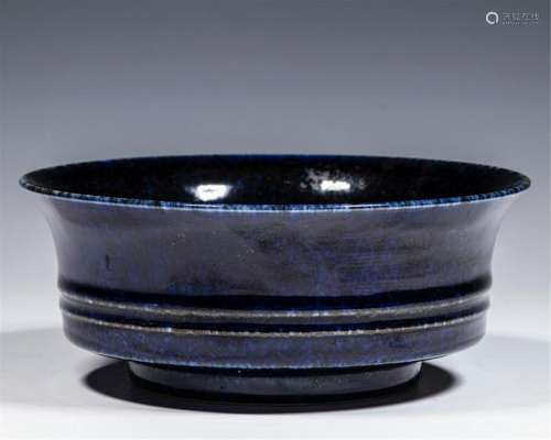 CHINESE PORCELAIN BLUE GLAZE BOWL