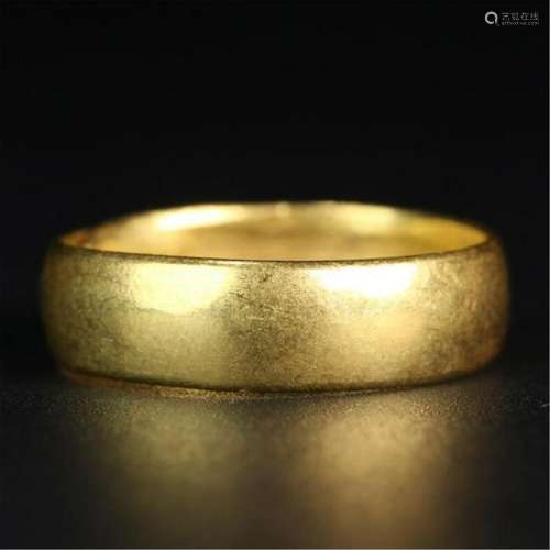 CHINESE PURE GOLD RING
