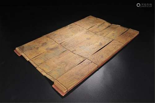 TIBETAN BOOKLET OF BUDDHIST INSCRIPT