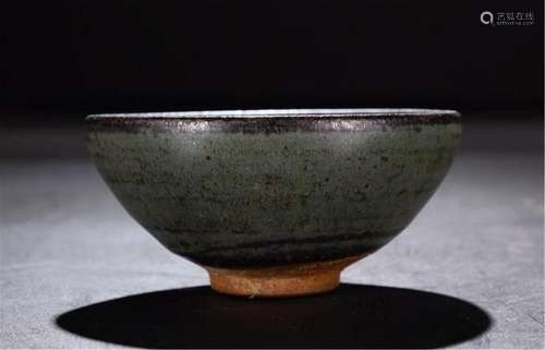 CHINESE PORCELAIN BLACK GLAZE TEA BOWL