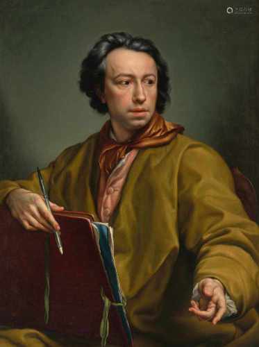 Mengs, Anton Raphael (Aussig, Tschechien 1728–1779 Rom)WerkstattSelbstbildnis. Öl auf Leinwand.