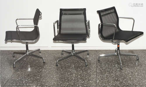 Charles & Ray Eames 3 Bürostuhle 