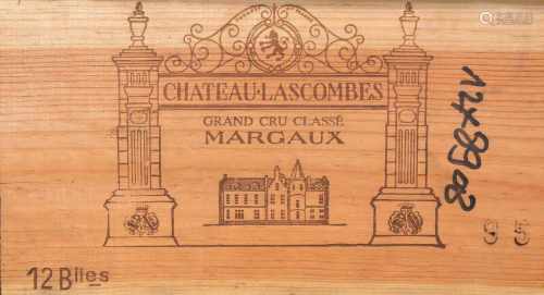 Chateau Lascombes1995. 2eme Grand Cru. Margaux. Orig. Holzkiste. 12 Flaschen.