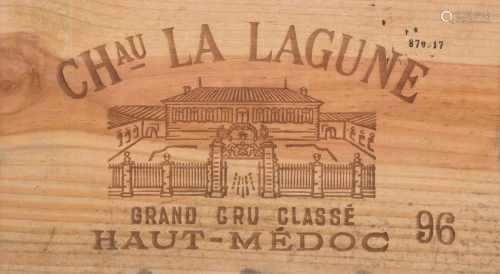 Chateau La Lagune1996. 3eme Grand Cru. Haut-Medoc. Orig. Holzkiste. 12 Flaschen.