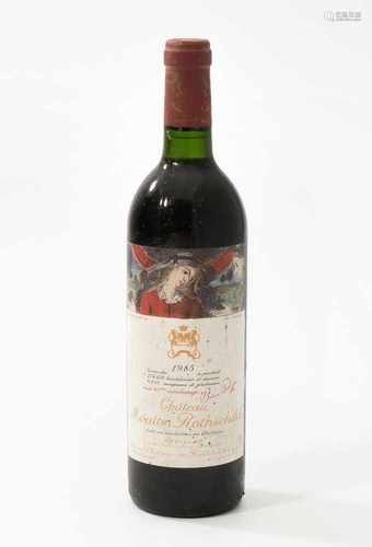 Chateau Mouton Rothschild1985. 1er Grand Cru. Pauillac. 1 Flasche.