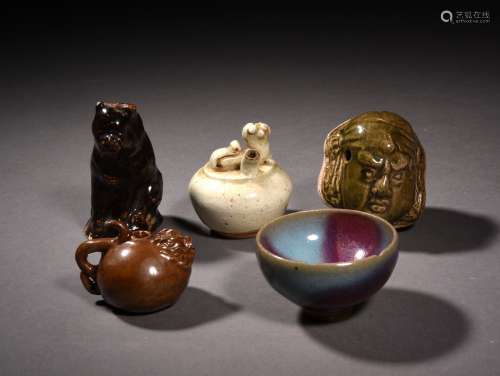 A GROUP OF LITERATI VESSELS,11TH-12TH CENTURY