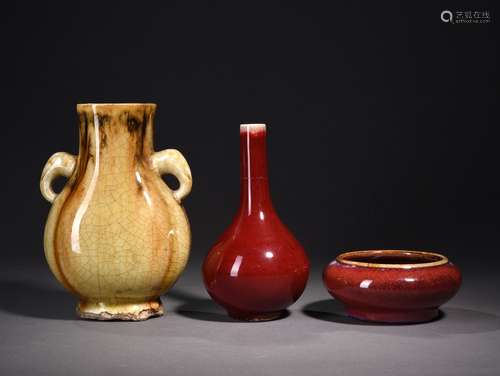 A GROUP OF LITERATI VESSELS, 18TH-19TH CENTURY