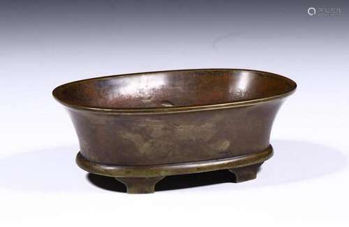 A CHINESE COPPER CENSER, WITH XUANDE SIX CHARACTERS