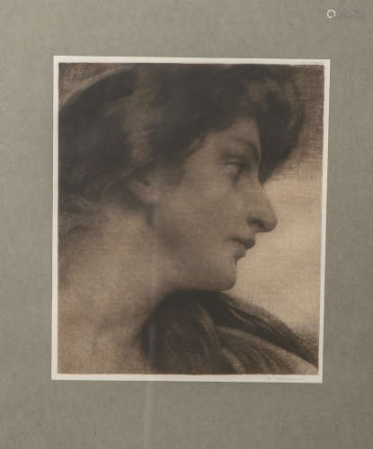Pietschmann, Max (1865 - 1952), Portrait einer jungen Dame, Radierung, re. u. in derPlatte sign.