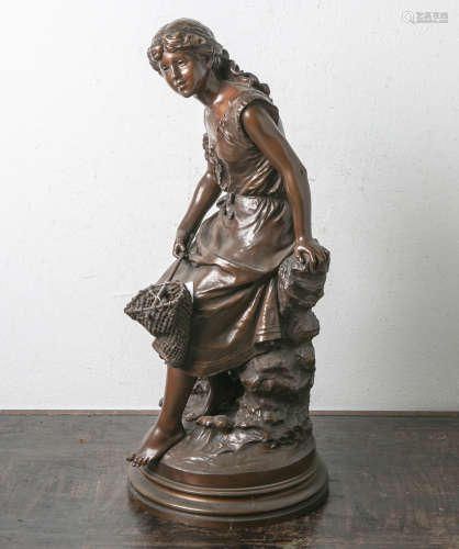 Moreau, Auguste (1834-1917), Bronzefigur 
