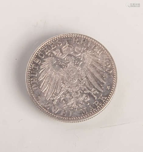 2 Mark-Münze (1901, Preussen), 200 Jahre.