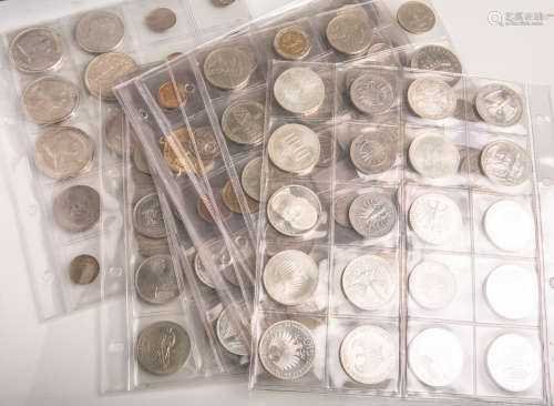 Gr. Konvolut von Münzen (18.-20. Jahrhundert), 199 Stück, verschiedene Länder, u.a. BRDSondermünzen,