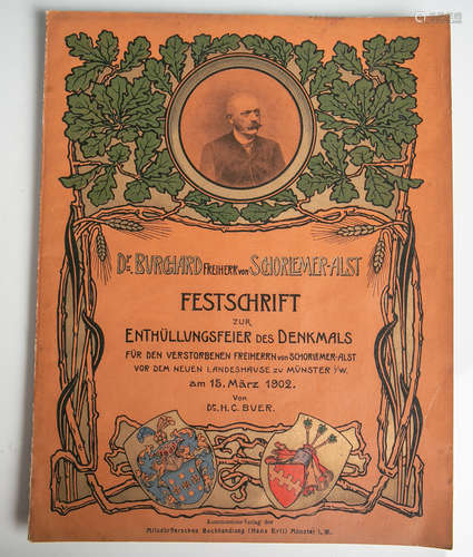 Dr. Buer, H. C. (Hrsg.), Festschrift zur Enthüllungsfeier des Denkmals für denverstorbenen