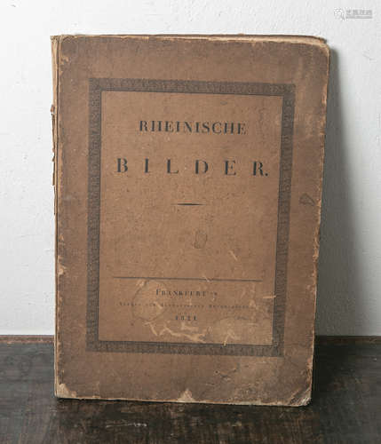 Rheinische Bilder (wohl Nicolaus Vogt), 24 Lieder, je begleitend m. Lithografie, 1.Ausgabe, Verlag