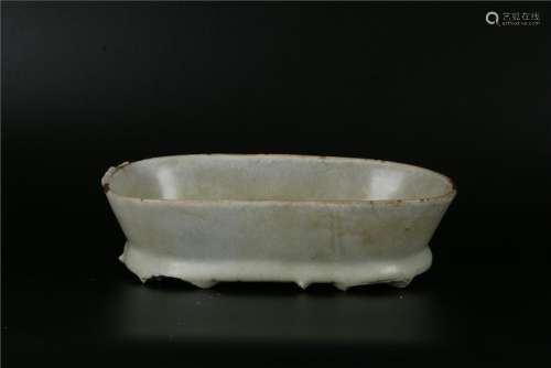 A CHINESE RU WARE CELADON BRUSH WASER, SONG DYNASTY