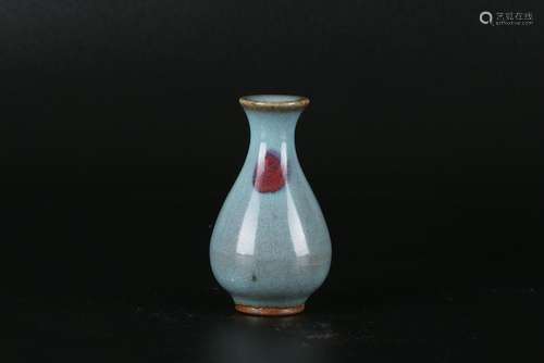 A CHINESE JUN WARE VASE, QIANLONG PERIOD,QING DYNASTY