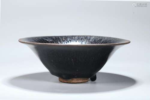 A CHINESE JIAN WARE TEA BOWL,SONG DYNASTY