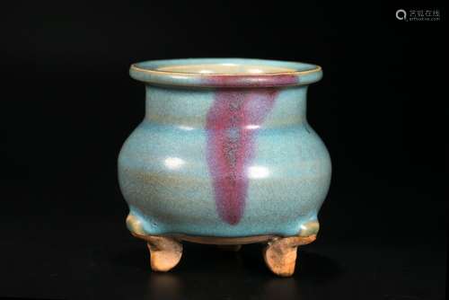 A CHINESE JUN WARE CENSER,YUAN DYNASTY