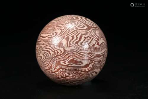 A CHINESE JIAOTAI WARE BALL,JIN DYNASTY