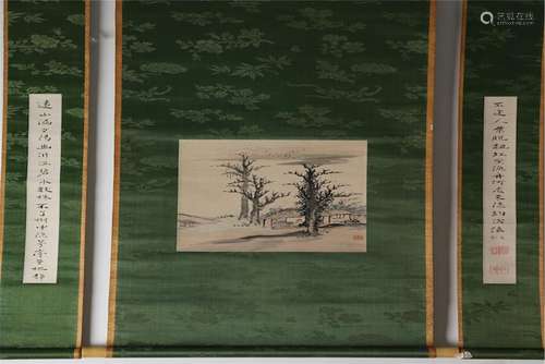 A CHINESE LANDSCAPE PAINTING, ATTRIBUTED TO ZHANG