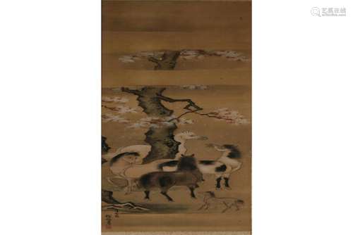 A CHINESE PAINTING,ATTRIBUTED TO ZONGLONG,QING DYNASTY