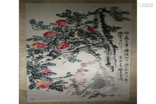 A CHINESE PAINTING,ATTRIBUTED TO WU