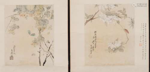 Ju Lian(1828-1904)2 Painting,