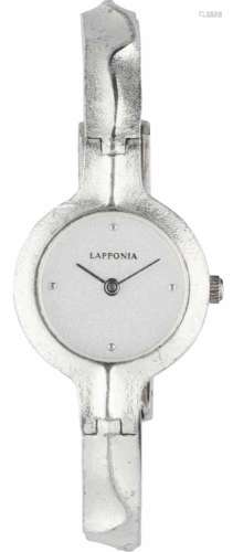 Lapponia 'Oasis' dames polshorloge zilver - 925/1000Designer Zoltan Popovits, met Zwitsers quartz