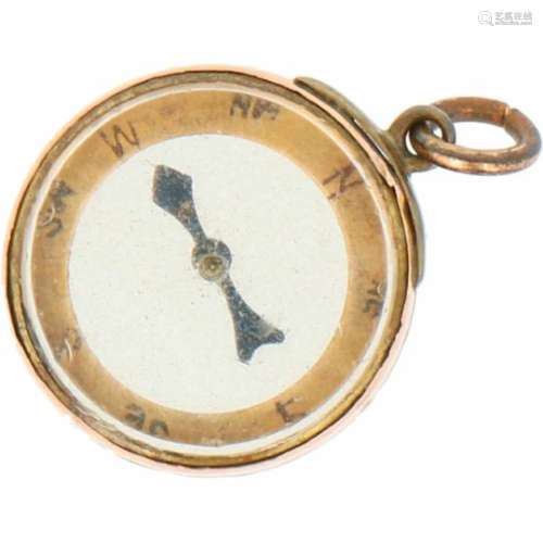 Kompas goud.Doorkijk model. Engeland, Chester, T.J. Skelton, 1911, keurtekens: TJS, stadskeur