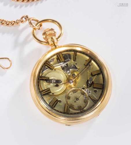 Goldene Taschenuhr Patek Philippe,Gelbgold 